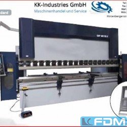 Sheet metal working / shaeres / bending - Hydr. pressbrake - KK-Industries CNC 2560 4 Achsen (Y1-Y2-X-R Axis)